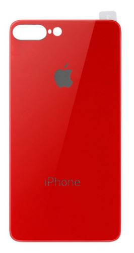 iPhone 7+,8+ zadné tvrdené sklo červené
