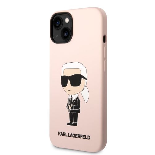 Karl Lagerfeld Liquid Silicone Ikonik NFT Zadní Kryt pro iPhone 14