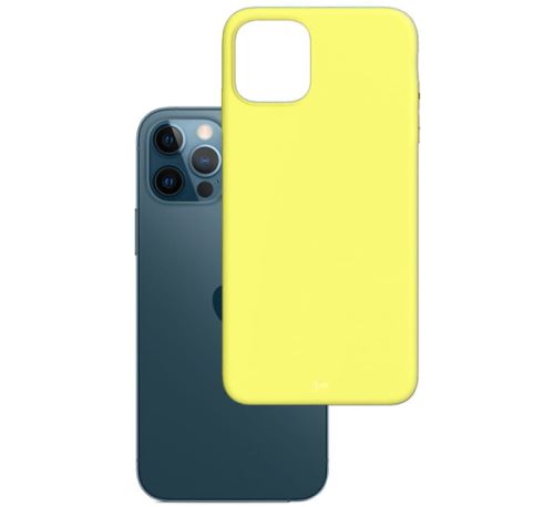 3mk ochranný kryt Matt Case pre Apple iPhone 13 Pro, lime/žlutozelená