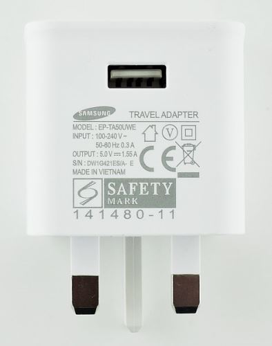 EP-TA50UWE Samsung USB Cestovní nabíječka 1,55A UK (Service Pack)