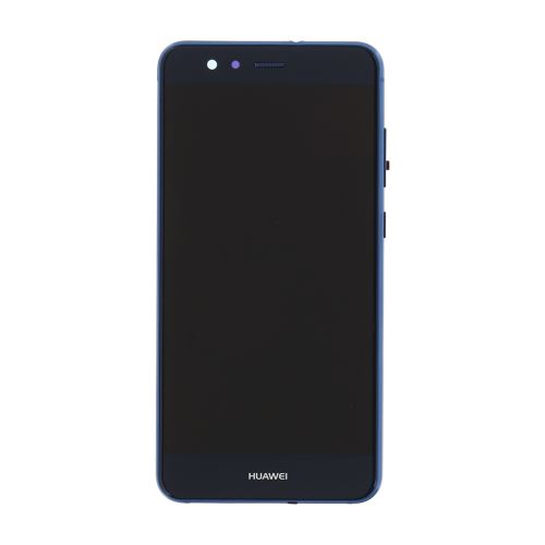 Huawei P10 Lite LCD displej + dotyk + predný kryt Blue (Service Pack)
