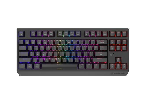 GENESIS herná klávesnica THOR 230/TKL/RGB/Outemu Silent Lemon/Bezdrôtová USB + Bluetooth/U