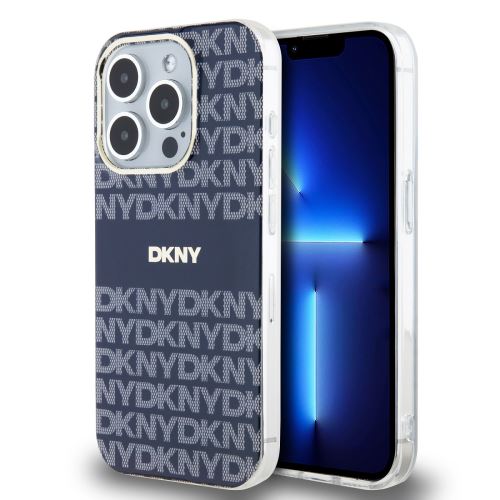 DKNY PC/TPU Repeat Pattern Tonal Stripe Magsafe Zadní Kryt pre iPhone 13 Pro