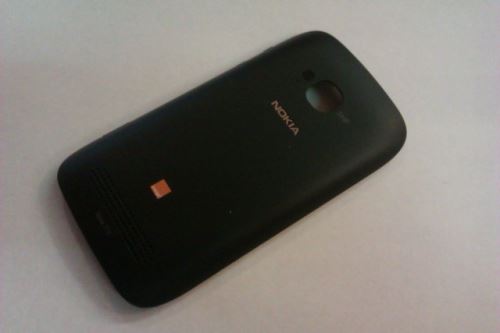 Nokia Lumia 710 čierny kryt batérie s logom Orange