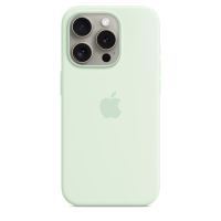 iPhone 15 Pro Max Silicone Case MS - Soft Mint