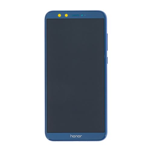 Honor 9 Lite LCD displej + dotyk + predný kryt Blue (Service Pack)