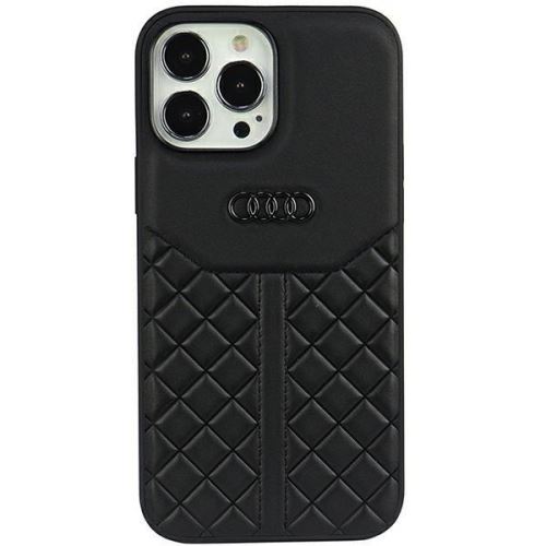 Audi Genuine Leather Zadní Kryt pre iPhone 13/13 Pro Black