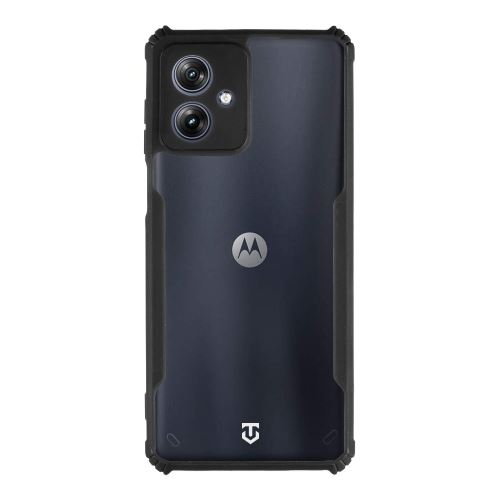 Tactical Quantum Stealth Kryt pre Motorola G54 5G/Power Edition Clear/Black