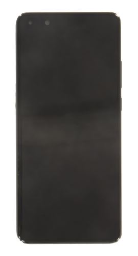 Huawei P40 Pro LCD displej + dotyk + predný kryt Midnight Black (Service Pack)
