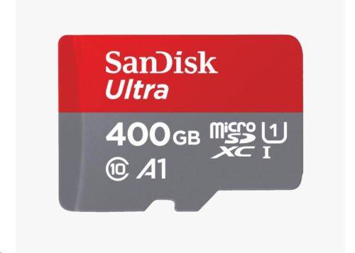 SanDisk Ultra/micro SDXC/400GB/120MBps/UHS-I U1 / Class 10/+ Adaptér