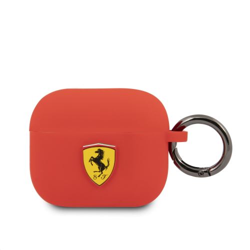 Ferrari silikónové puzdro pre Airpods 3 Red