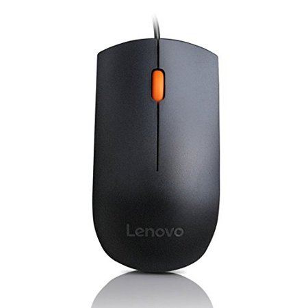 Lenovo 300/Kancelářská/Optická/Drátová USB/Černá