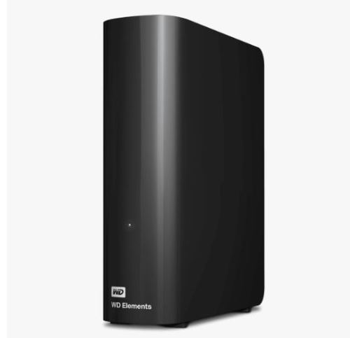 WD Elements Desktop/14,3TB/HDD/Externý/3.5"/Čierna/3R