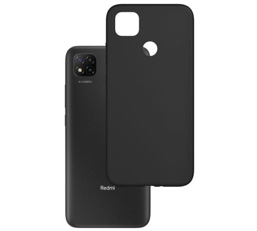 3mk ochranný kryt Matt Case pre Xiaomi Redmi 9C, černá