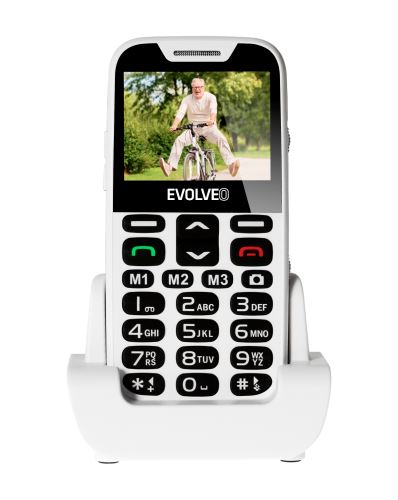 EVOLVEO EasyPhone XD, mobilní telefon pro seniory s nabíjecím stojánkem