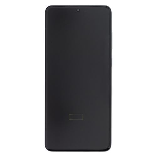 LCD displej + dotyk + predný kryt + Přední Kamerou Samsung G986/G985 Galaxy S20+ Cosmic Black (Service Pack)