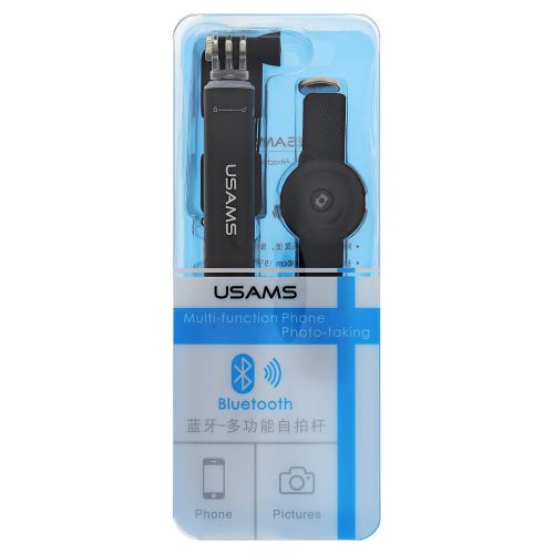 USAMS Bluetooth Selfie Stick Black (EU Blister)