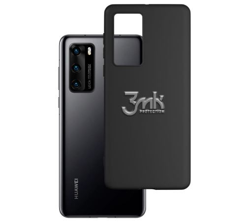 3mk ochranný kryt Matt Case pre Huawei P40, černá