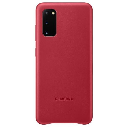 EF-VG980LRE Samsung Kožený Kryt pre Galaxy S20 Red
