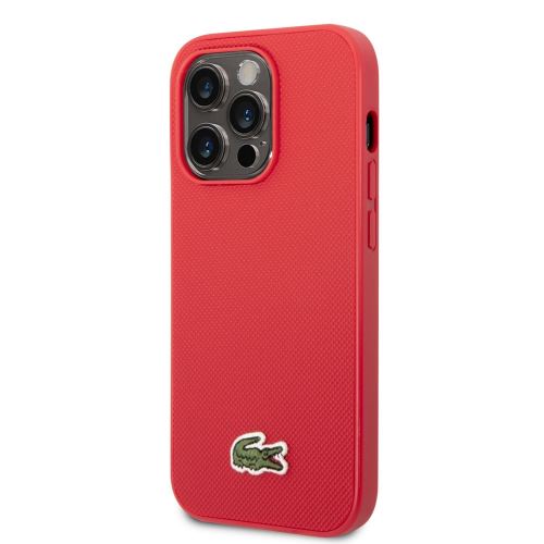 Lacoste Iconic Petit Pique Logo Zadní Kryt pre iPhone 14 Pro Max Red