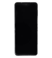 LCD displej + dotyk + predný kryt Samsung F721 Galaxy Z Flip 4 5G Graphite (Service Pack)