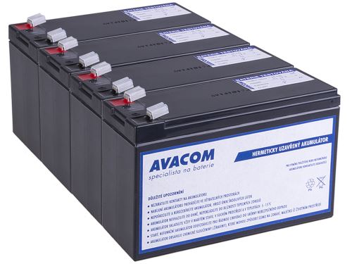 Bateriový kit AVACOM AVA-RBC116-KIT náhrada pro renovaci RBC116 - baterie pro UPS (4ks bat