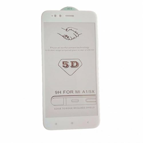 Xiaomi A1 - 5D tvrdené sklo White