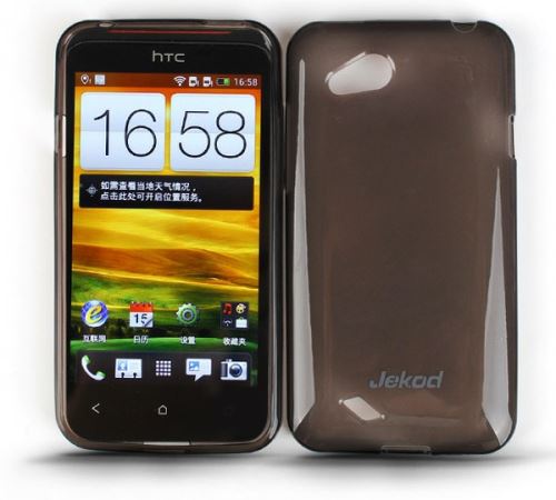 JEKOD TPU ochranné puzdro Black pre HTC Desire V