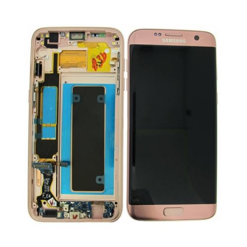 LCD displej + dotyk Samsung G935 Galaxy S7 Edge Pink Gold