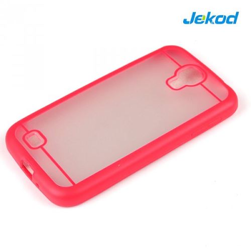 JEKOD Double Color TPU Case Red pre Samsung i9505 Galaxy S4