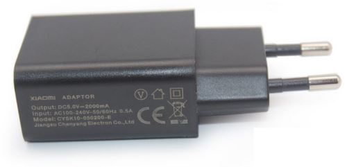 Xiaomi CYSK10-050200 USB cestovná nabíjačka 2A Black (Bulk)