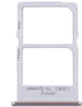 Huawei P40 Lite SIM tray stříbrný / růžový