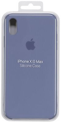 Iphone XS Max silicone case lavender gray