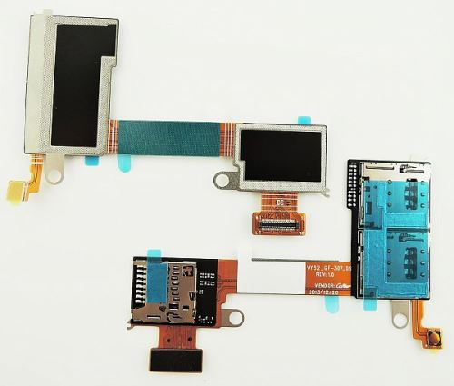 Sony D2302 Xperia M2 Dual čítačka SIM + microSD kariet