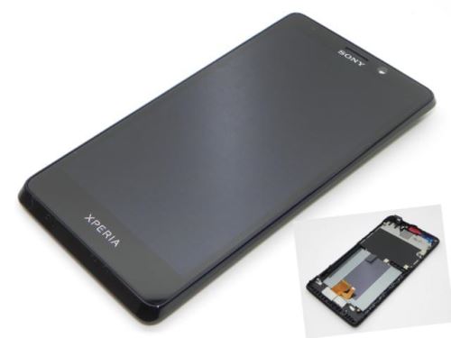 LCD displej + dotyk + predný kryt Sony Xperia T LT30i
