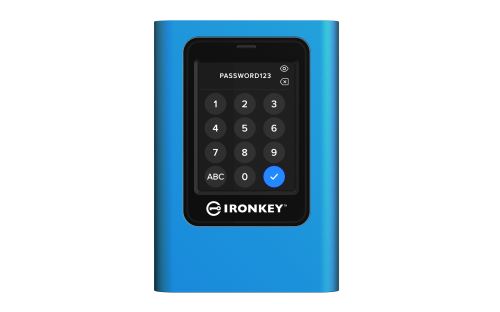 Kingston IronKey VP80/960 GB/SSD/Externí/2.5"/Modrá/3R