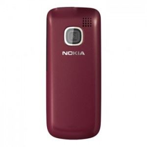 Nokia C2-00 Red with Magenta kryt batérie