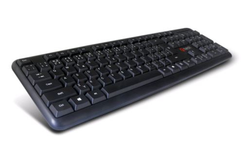 C-TECH KB-102/Drôtová USB/ CZSK-Layout/Čierna