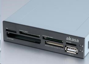 AKASA int. USB 2.0 interní čtečka karet + USB 2.0