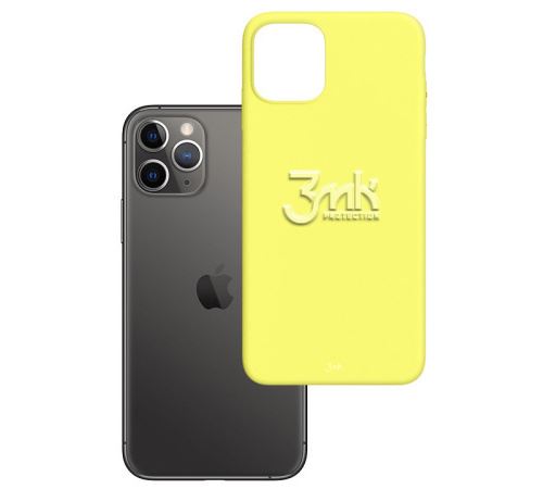 3mk ochranný kryt Matt Case pre Apple iPhone 11 Pro, lime/žlutozelená