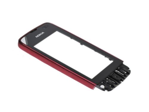 Nokia Asha 311 Red predný kryt vr. dotyku