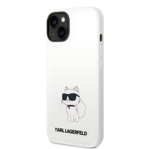 Karl Lagerfeld Liquid Silicone Choupette NFT Zadní Kryt pro iPhone 14 Plus