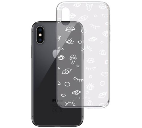 3mk ochranný kryt Ferya Slim case pre Apple iPhone Xs Max, BLINK White