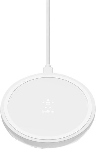 BELKIN 10W bezdrôtová nabíjačka so zdrojom a káblom, biela