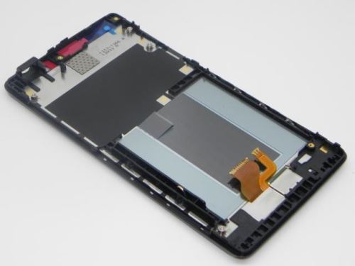 Sony LT30a Xperia T LCD displej + dotyk + predný kryt Black (funguje len vo verzii LT30a!!