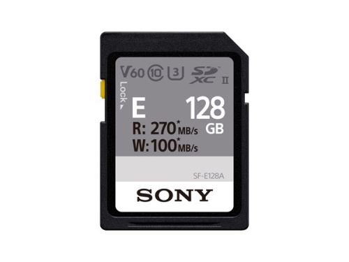 Sony SFE128A/SD / SDXC / SDHC/128GB/270MBps/UHS-II U3 / Class 10/Černá