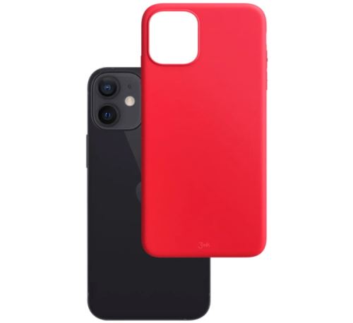 3mk ochranný kryt Matt Case pre Apple iPhone 13, strawberry/červená