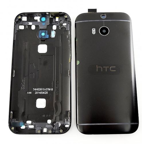 HTC One M8 zadný kryt batérie čierny (Black)