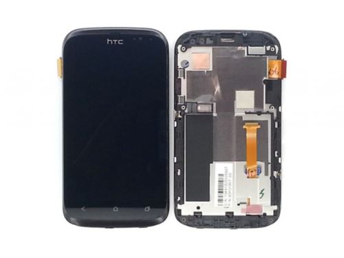 LCD displej + dotyk + predný kryt HTC Desire X Black