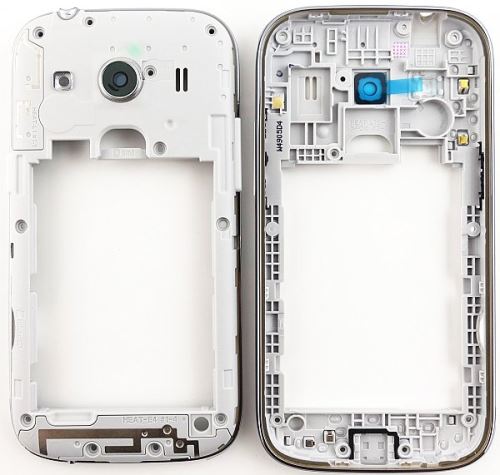 Samsung G357F Galaxy Ace 4 stredný kryt biely
